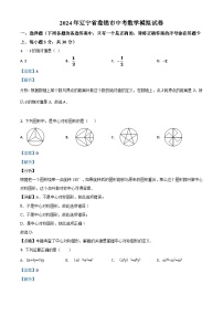 2024年辽宁省盘锦市数学模拟中考试题试卷（解析）