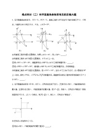 （人教版）数学八年级下册期末复习特训（二）和平面直角坐标系有关的压轴大题（2份，原卷版+解析版）