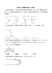 （人教版）数学七年级下册期末考点提升训练专练03 选择题-压轴（20题）（2份，原卷版+解析版）