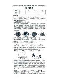 河南省漯河市召陵区2024-2025学年九年级上学期1月期末 数学试题（PDF版）