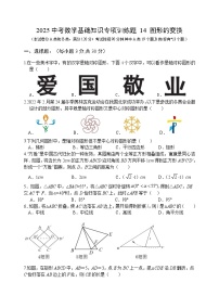 2025中考数学基础知识专项训练题14 图形的变换【含答案】