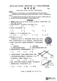 浙江省温州市2024-2025学年上学期期末统考九年级数学试卷