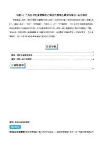 2025年中考数学几何模型归纳训练(全国通用)专题11三角形中的重要模型之等直内接等直模型与等直(原卷版+解析)