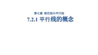 人教版（2024）七年级下册（2024）第七章 相交线与平行线7.2 平行线7.2.1 平行线的概念教课内容ppt课件