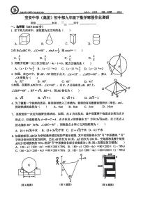 宝安中学（集团）初中部2024-2025学年下学期九年级开学考数学试卷