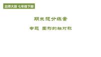 期末提分练案-专题 图形的轴对称课件 2024-2025学年北师大版数学七年级下学期