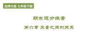 第六章 变量之间的关系 期末提分练课件 2024-2025学年北师大版数学七年级下册