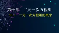 初中数学人教版（2024）七年级下册（2024）10.1 二元一次方程组的概念精品课件ppt