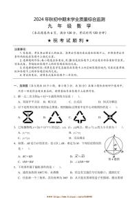 2024～2025学年湖北省襄阳市老河口市九年级上期末学业质量综合监测数学试卷(含答案)