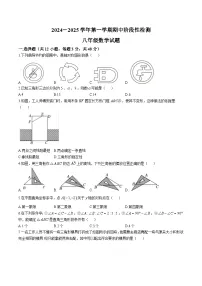 山东省德州市德城区2024-2025学年八年级上学期期中考试数学试卷(含答案)