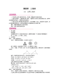 初中数学北师大版（2024）七年级下册（2024）2 全等三角形教学设计