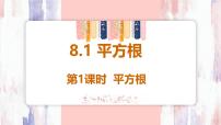 人教版（2024）七年级下册（2024）8.1 平方根课堂教学ppt课件