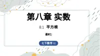 初中数学人教版（2024）七年级下册（2024）8.1 平方根课文ppt课件