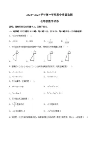 江西省萍乡市2024-2025学年七年级上学期11月期中考试数学试卷(含答案)