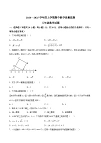 辽宁省丹东市东港市2024-2025学年八年级上学期期中教学质量监测数学试卷(含解析)