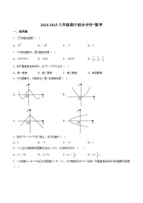 西安市铁一中学2024-2025学年八年级上学期期中考试数学试卷(含解析）