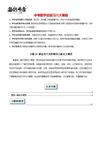 专题29 解直角三角形模型之新定义--2025年中考数学二轮复习几何模型综合训练(通用版)