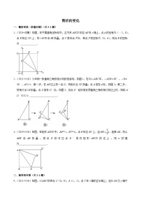 河南中考数学真题汇编 图形的变化 专练