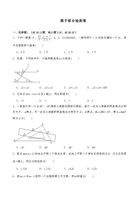 2024--2025学年人教版七年级数学下册 期中综合检测卷