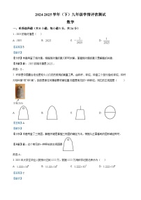 广东省深圳市深圳外国语学校2024-2025学年九年级下学期开学考试 数学试题（含解析）