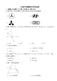 四川省德阳市2025年七年级下学期数学月考考试试卷含答案