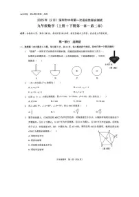 2025年广东省深圳市31校中考一模数学试题+答案