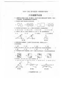 广东省恩平市2024—2025学年上学期期中考试八年级数学试题