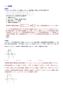2024年中考数学真题分类汇编：知识点17  二次函数概念、性质和图象、代数方面的应用2024（解析版）