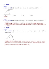 2024年中考数学真题分类汇编：知识点25  三角形2024（解析版）