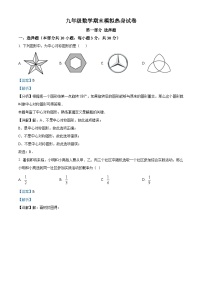 九年级上学期期末数学试题 (57)