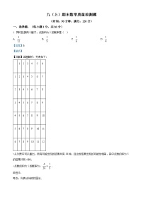 九年级上学期期末数学试题 (73)