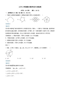 九年级上学期期末数学试题 (81)