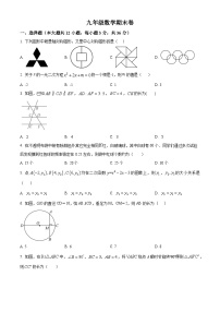九年级上学期期末数学试题 (106)