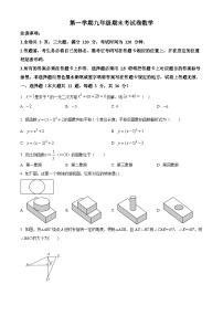 九年级上学期期末数学试题 (114)