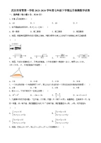 武汉市常青第一学校2023-2024学年下学期5月考七年级数学试题（word版含答案）