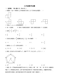 山东省济南市济阳区2023-2024学年九年级上学期期末数学试题（解析版）