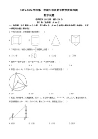 山东省济南市历下区2023-2024学年九年级上学期期末数学试题（解析版）