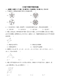 湖南省永州市2025年八年级下学期月考数学试题含答案