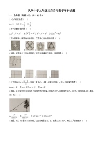 黑龙江省哈尔滨市风华中学校2024-2025学年九年级下学期3月月考 数学试卷