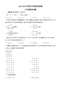 山东省日照市新营中学2024-2025年九年级下学期3月月考数学试卷（原卷版+解析版）