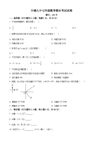 江西省宜春市丰城市第九中学2024-2025学年七年级上学期期末考试数学试题（原卷版+解析版）
