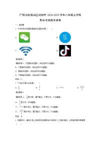 2024~2025学年广西壮族自治区河池市八年级上学期期末考试数学试卷（解析版）