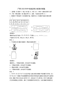 广西2025年中考适应性训练数学试卷（解析版）