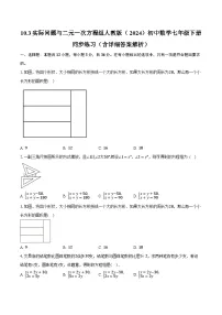 初中数学人教版（2024）七年级下册（2024）10.3 实际问题与二元一次方程组精品达标测试