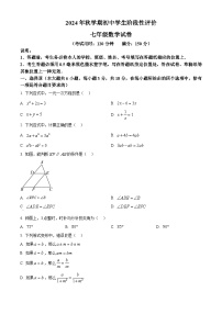 江苏省泰州市兴化市2024-2025学年七年级上学期期末数学试题（原卷版+解析版）