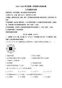 湖北省武汉市洪山区2024-2025学年九年级上学期期末考试数学试卷（原卷版+解析版）