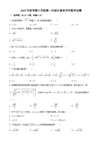 安徽省六安市金安区淠东学校2024~2025学年八年级下学期3月月考数学试卷（原卷版+解析版）