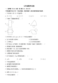 湖北省武汉市东湖新技术开发区2024-2025学年七年级上学期期末数学试卷 （原卷版+解析版）