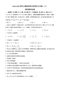 云南省昆明市呈贡区2024-2025学年七年级上学期期末数学试卷（原卷版+解析版）