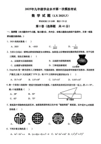 2025年3.17济南市历下区九年级一模数学试题（含答案）